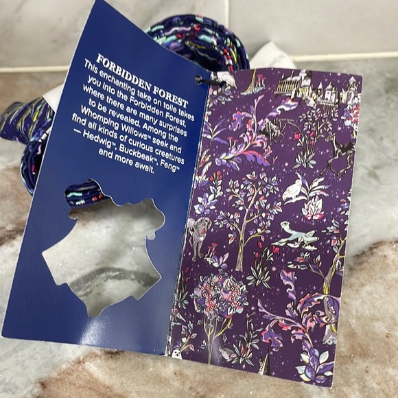 Vera Bradley Harry Potter FORBIDDEN FOREST Wide 1" Lanyard RETIRED RARE NEW - Picture 4 of 11